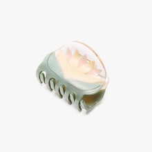 Load image into Gallery viewer, Winona Irene | Water Lily Claw - White Lotus Acetate Flower Hair Clip
