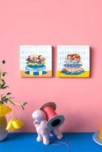 Load image into Gallery viewer, Sleepy dog | StoryTiles art on tile
