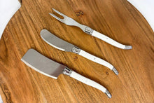 Load image into Gallery viewer, The Original French Laguiole Cheese Cleaver, White

