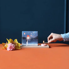 Load image into Gallery viewer, Making memories &amp; wishes | StoryTiles art on tile
