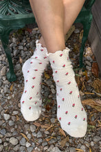 Load image into Gallery viewer, Le Bon shoppe | Petal Ruffled Hugger Crew Socks
