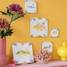 Load image into Gallery viewer, Currently flowing | StoryTiles art on tile
