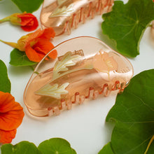 Load image into Gallery viewer, California Poppy Claw - Orange Acetate Flower Hair Clip

