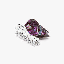 Load image into Gallery viewer, Spotted Whelk Sea Snail Shell Women's AcetateHair Claw Clip
