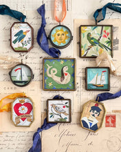 Load image into Gallery viewer, Maris Mirum | Salty Sailor ~ Art Locket Ornament Nautical Handmade 
