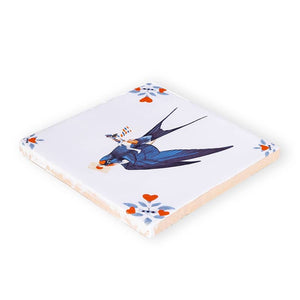 Sending you a message | StoryTiles art on tile