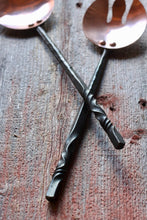 Load image into Gallery viewer, Wicks Forge | Copper Salad Tongs
