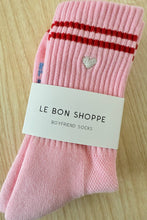 Load image into Gallery viewer, Le Bon Shoppe | Embroidered Boyfriend Socks
