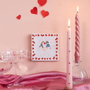 Cheers to love | StoryTiles art on tile