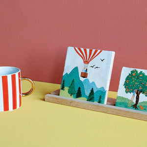 Up in the air with you | StoryTiles art on tile