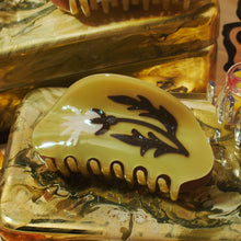 Load image into Gallery viewer, Fall Rosehip Flower Neutral Acetate Hair Claw
