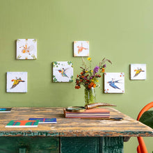 Load image into Gallery viewer, Lucky bird | StoryTiles art on tile
