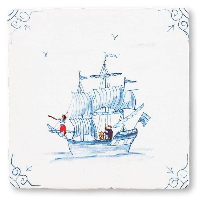Wind in the sails | StoryTiles art on tile