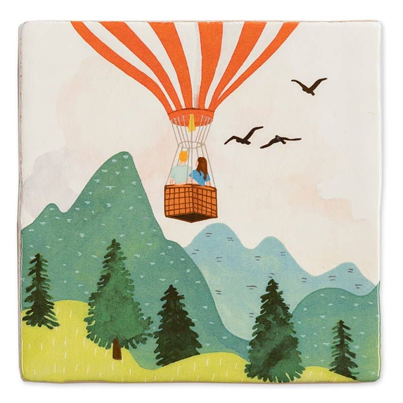 Up in the air with you | StoryTiles art on tile