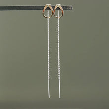 Load image into Gallery viewer, Rebecca Haas Jewelry | Revive Threader Earrings | SS + Gf
