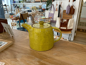 Alice Nasto Ceramics | Yellow Speckled Tea Pot