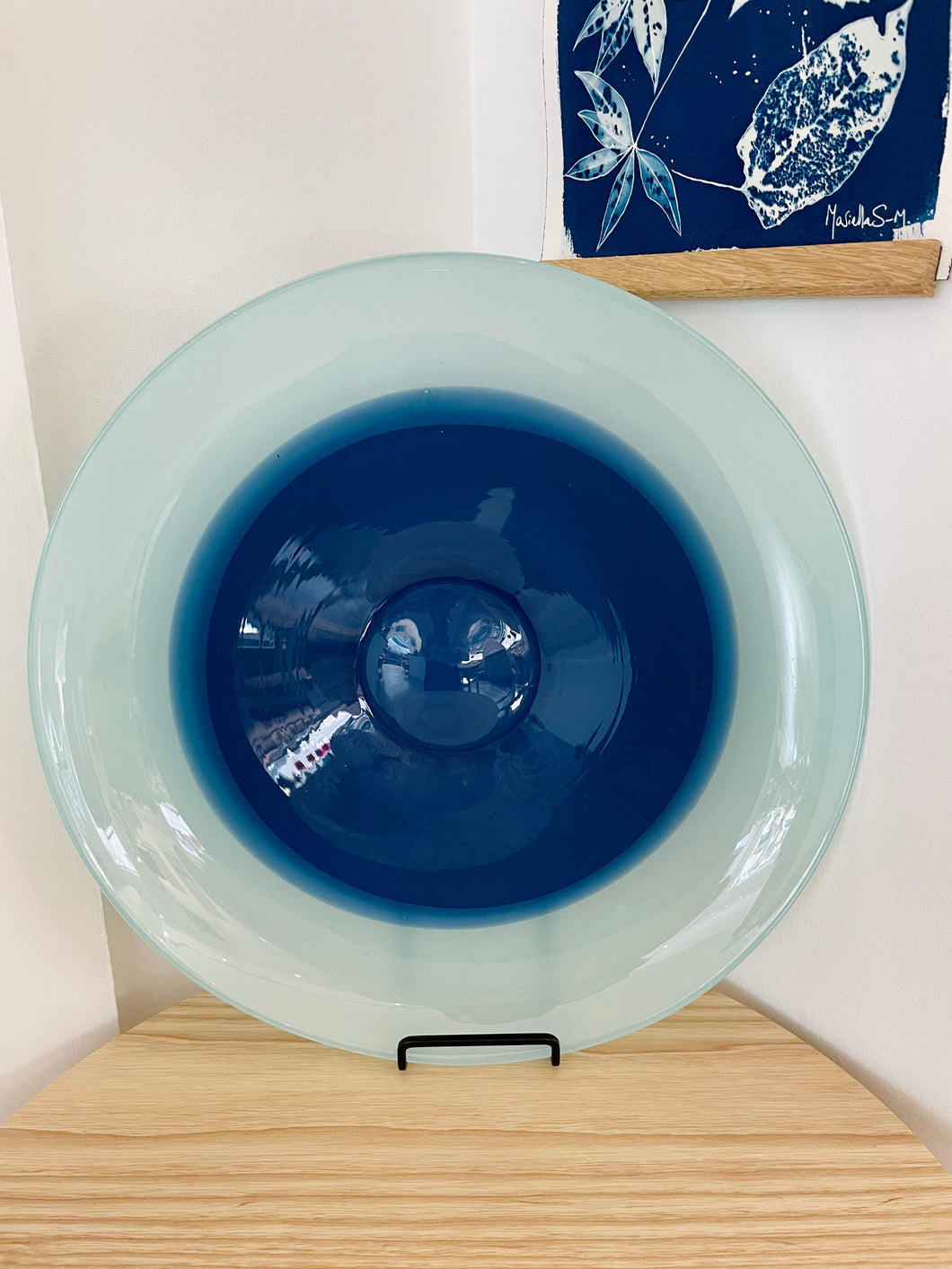 Bow Glassworks | Two Blue Platter