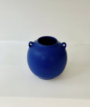 Load image into Gallery viewer, Alice Nasto Ceramics | Cobalt Blue Large Orb Vase w/Handles
