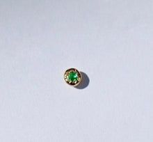 Load image into Gallery viewer, Sky Eyes Fine Jewelry | 14k Gold Single Studs | Natural Diamond, Saphire, Ruby, Emerald

