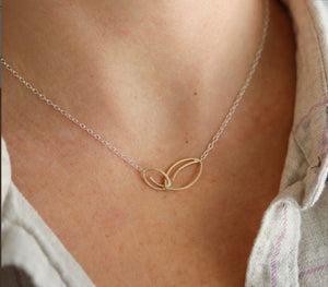 Rebecca Haas Jewelry | Linked Leaf Necklace