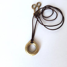 Load image into Gallery viewer, Cat Bates | Portal Necklace, Brass
