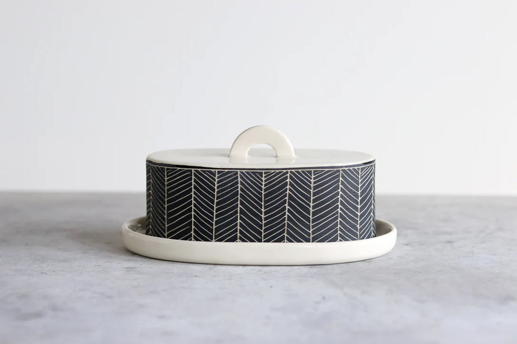 Elizabeth Benotti | Herringbone Butterdish