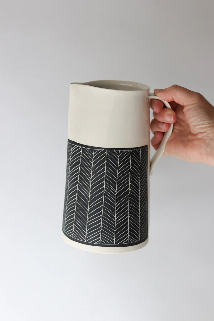 Elizabeth Benotti | Herringbone Pitcher
