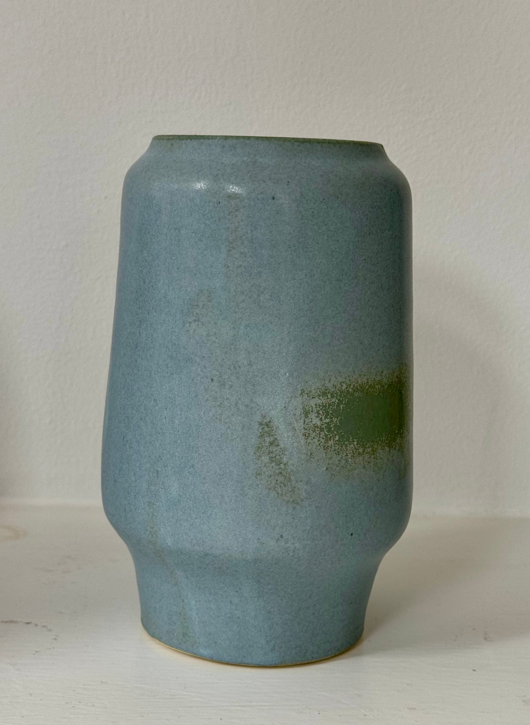 Alice Nasto Ceramics | Denim Blue Tall Tapered Foot Vase