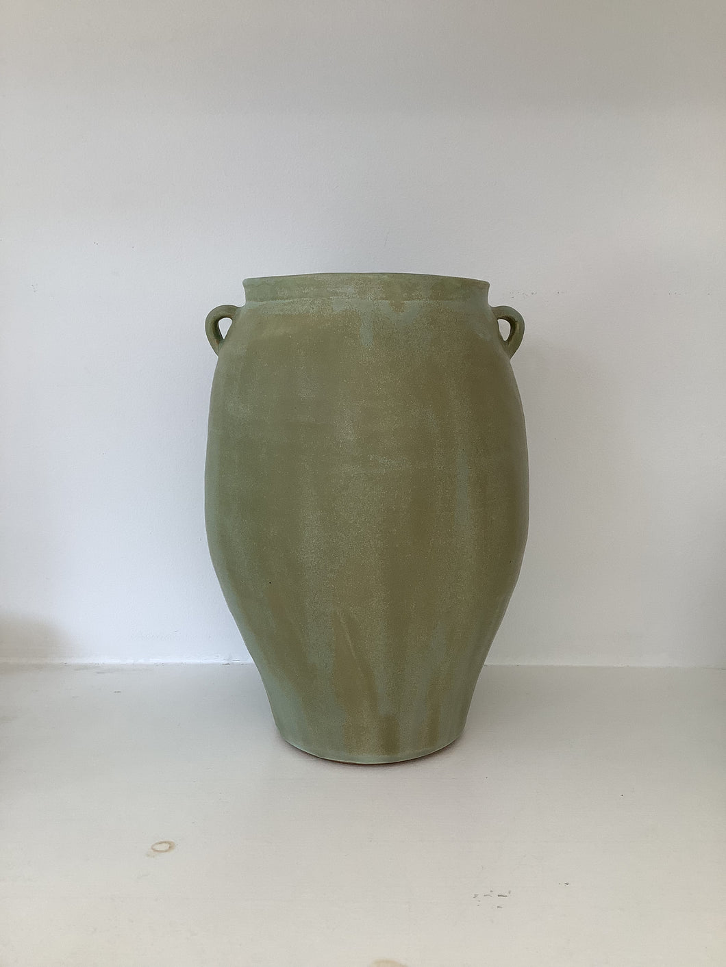 Alice Nasto Ceramics | Pistachio Patina Tall Vase