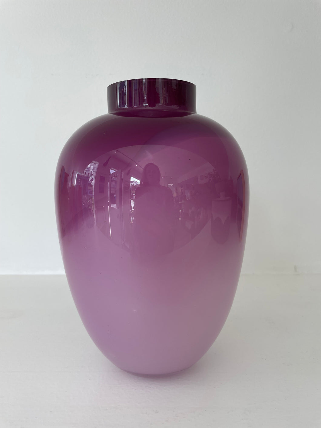 Carmi Katsir | Amethyst Vase with White Interior