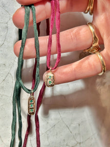 Sky Eyes Fine Jewelry | Necklace, Solid 14k Mix & Match Emerald Pendant