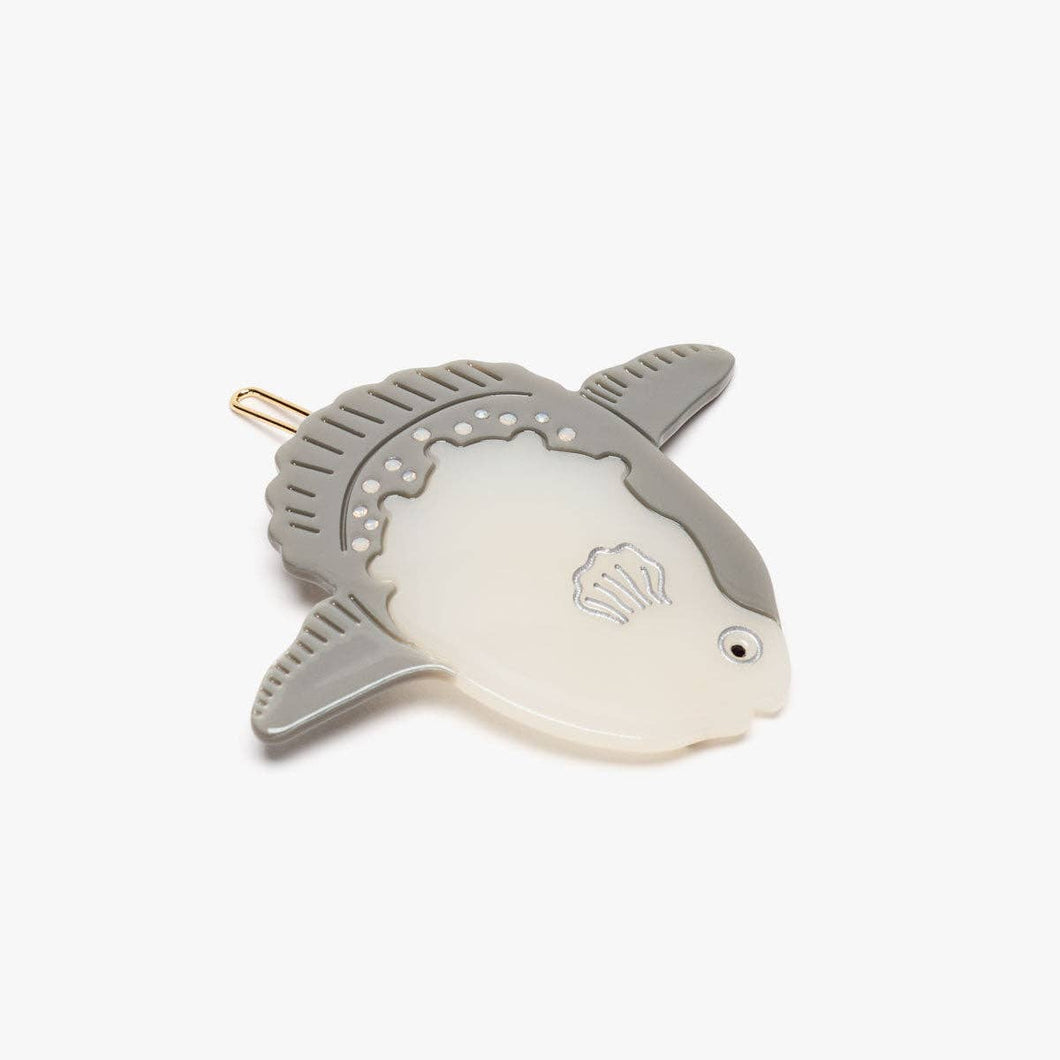 Ocean Sunfish Women's Acetate Hair Barrette Clip Rhinestones