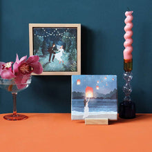 Load image into Gallery viewer, Making memories &amp; wishes | StoryTiles art on tile
