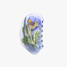 Load image into Gallery viewer, Winona Irene | Viola Violet Pansy Flower Purple Acetate Hair Claw Clip
