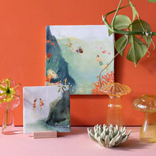 Load image into Gallery viewer, Dare to jump | StoryTiles art on tile
