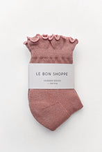 Load image into Gallery viewer, Le Bon Shoppe | Ruffled Hugger Crew Socks
