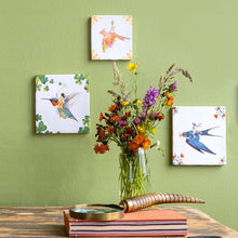 Load image into Gallery viewer, Sending you a message | StoryTiles art on tile
