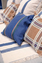 Load image into Gallery viewer, Libeco | Max Pillow cover with insert | 63x63cm Indigo
