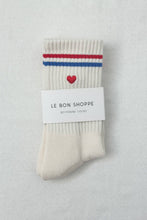 Load image into Gallery viewer, Le Bon Shoppe | Embroidered Boyfriend Socks
