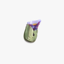 Load image into Gallery viewer, Morning Glory Claw - Purple Acetate Flower Hair Clip
