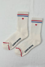 Load image into Gallery viewer, Le Bon Shoppe | Embroidered Boyfriend Socks
