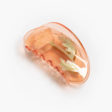 Load image into Gallery viewer, California Poppy Claw - Orange Acetate Flower Hair Clip
