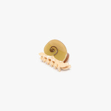 Load image into Gallery viewer, Winona Irene | Mini Snail Hair Claw Clip Accessory in Sand Acetate
