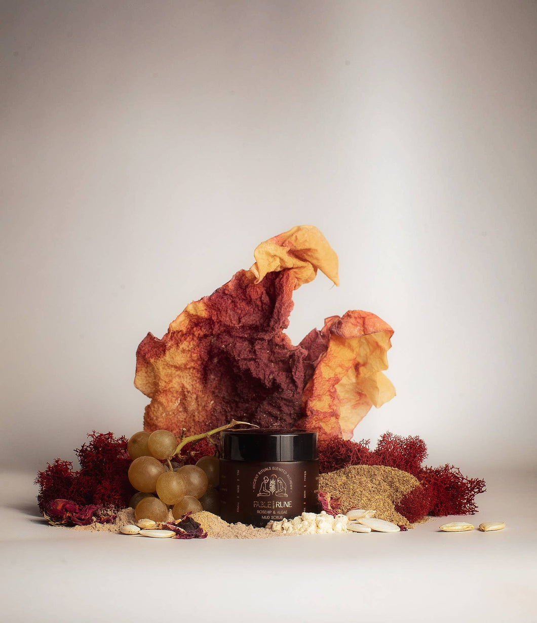 Fablerune | Face Scrub | Rosehip & Algae Mud (mini 0.5 oz)
