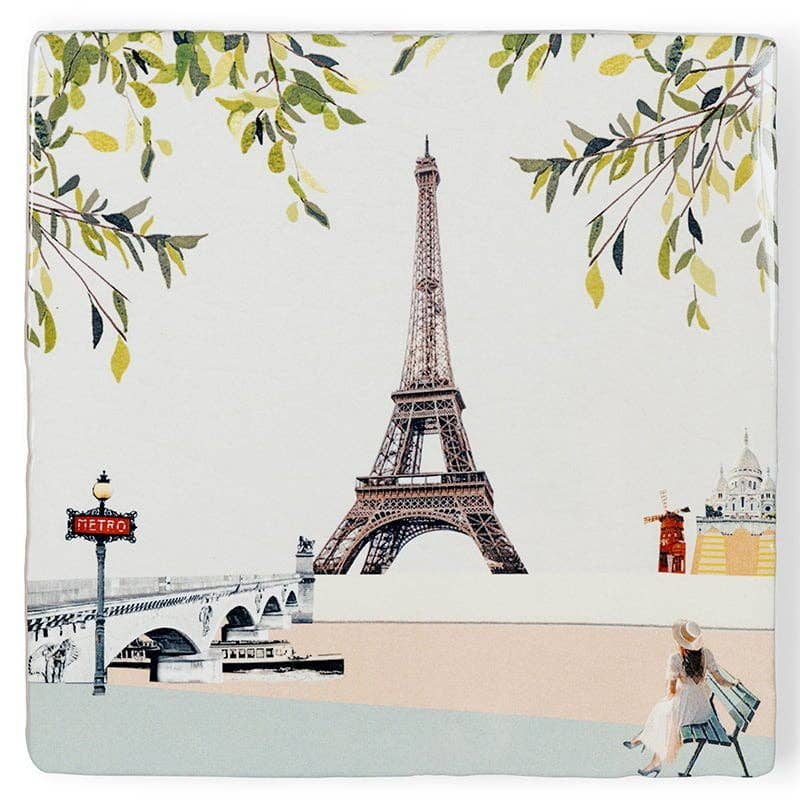 Paris I love you | StoryTiles art on tile