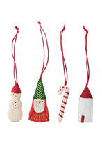 Load image into Gallery viewer, Holiday Ornament 4 pcs set
