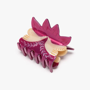 Winona Irene | Eternal Flame Engraved Doves Women's Acetate Hair Claw Clip