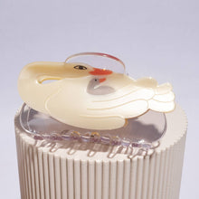 Load image into Gallery viewer, Winona Irene | Cygnet Claw - White Mother Swan Bird Acetate Hair Clip
