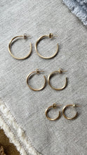 Load image into Gallery viewer, Emily Shaffer | 14k Gold Small Twist Hoops
