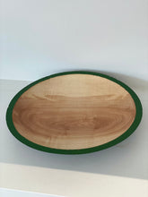 Load image into Gallery viewer, Max Miller | Red Maple Bowl, Green and Black Milk Paint Root Detail
